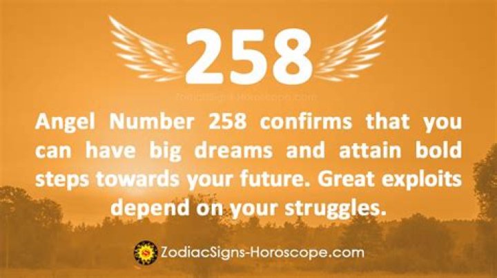 258 angel number