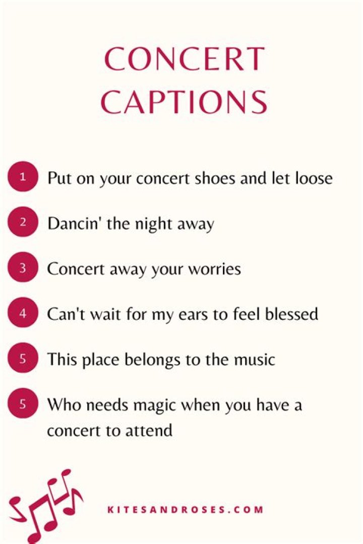 75 Best Concert Captions For Instagram