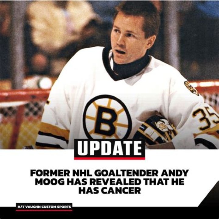 80s and 90s goaltender Andy Moog has just announced that he's got