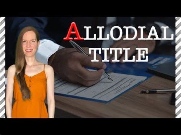 Allodial Title 5 Things You Should Know YouTube