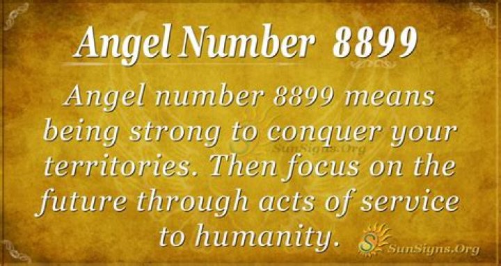 angel number 8899