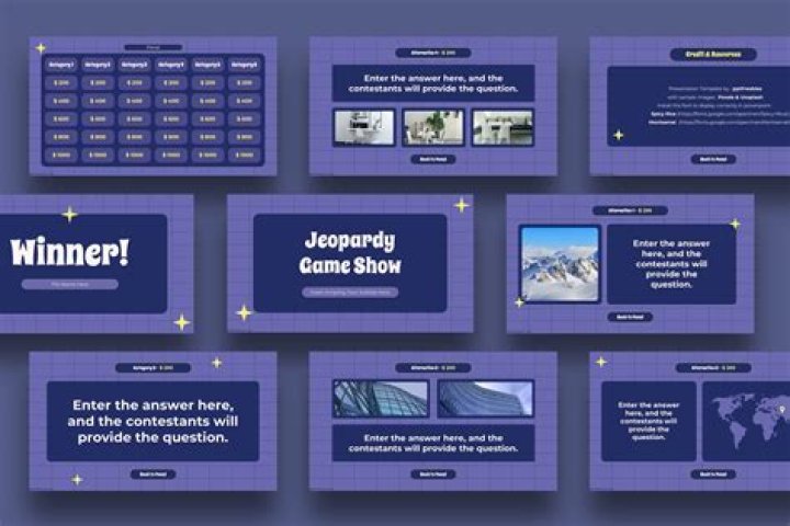 Anime Jeopardy Template