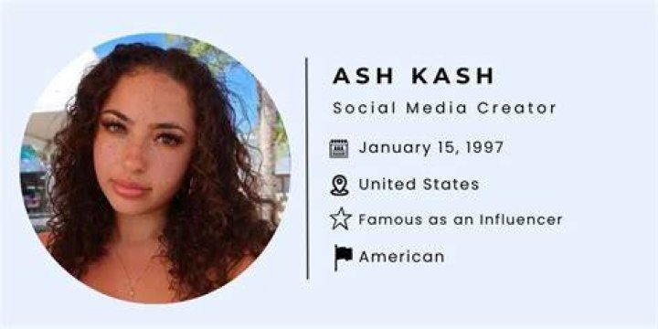 Ash Kash (Instagram Star) Age, Birthday, Bio, Facts, Family, Net