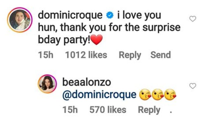 Bea Alonzo birthday message for boyfriend Dominic Roque PEP.ph