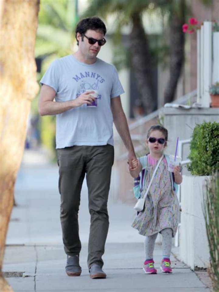 Bill Hader Strolls With Daughter Hannah Celeb Baby Laundry