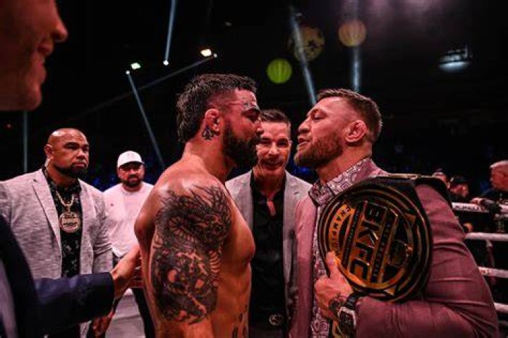 BKFC 41 Mike Perry TKOs former UFC champ Luke Rockhold, faces off with