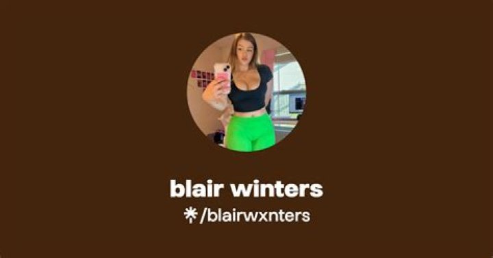 Blair Winters (blairwinterss) / Twitter