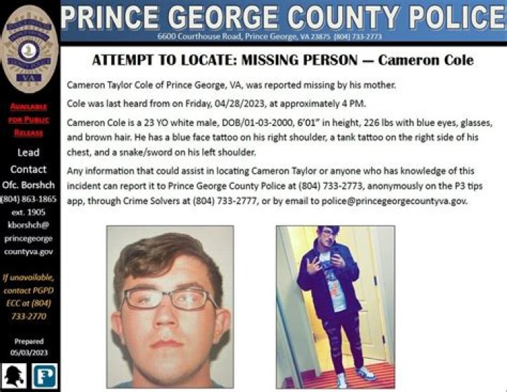 Cameron Long Death Explained Missing Person Found Dead