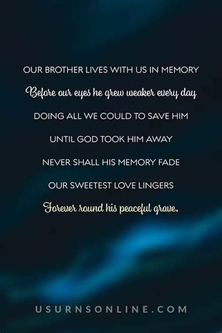 Dead brother Poems