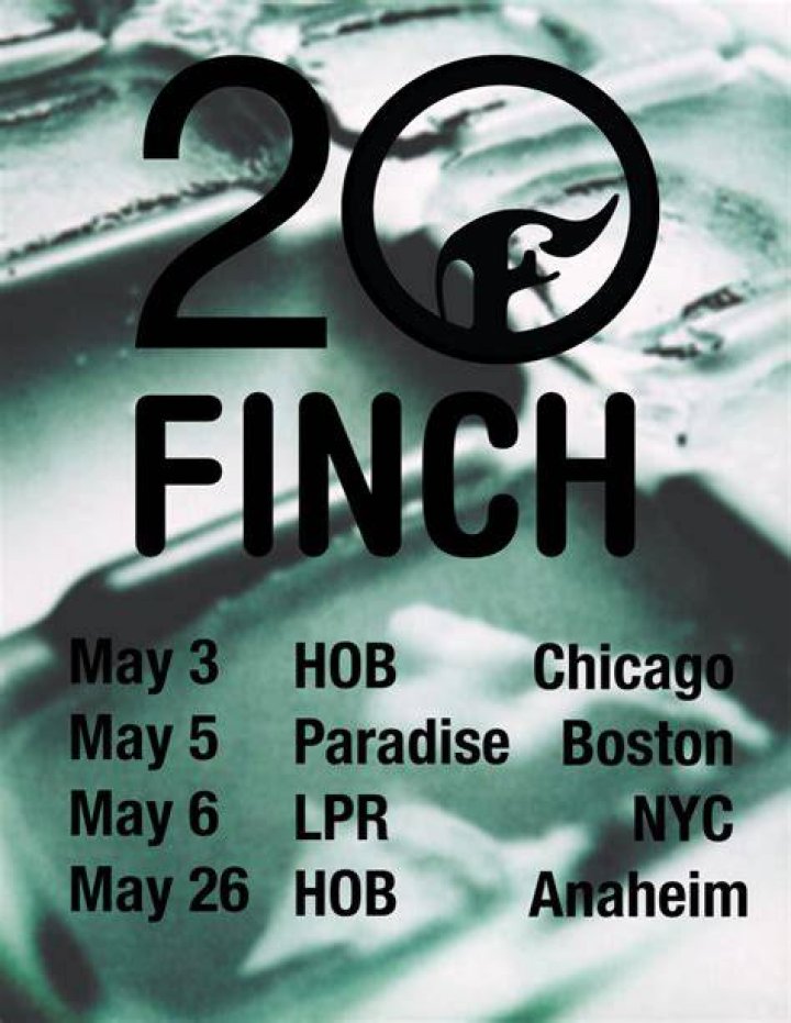 Finch Announce First Live Shows in 10 Years Pop Culture Madness