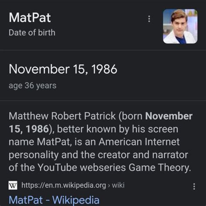 Game Theory Matthew Patrick