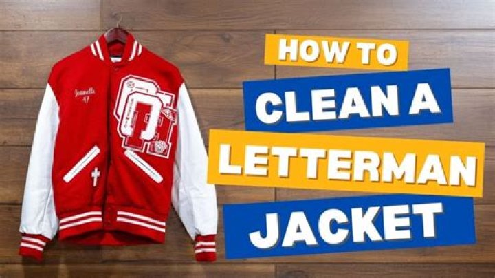 How to Clean a Letterman Jacket. A letterman jacket is a meaningful