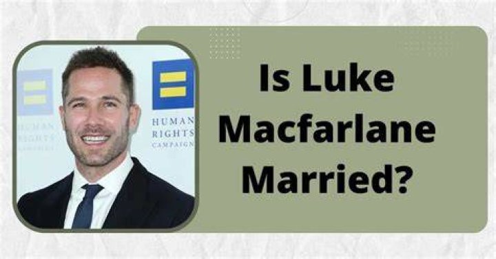 Is Luke Macfarlane Married? Luke still with a Boyfriend Wentworth Miller!