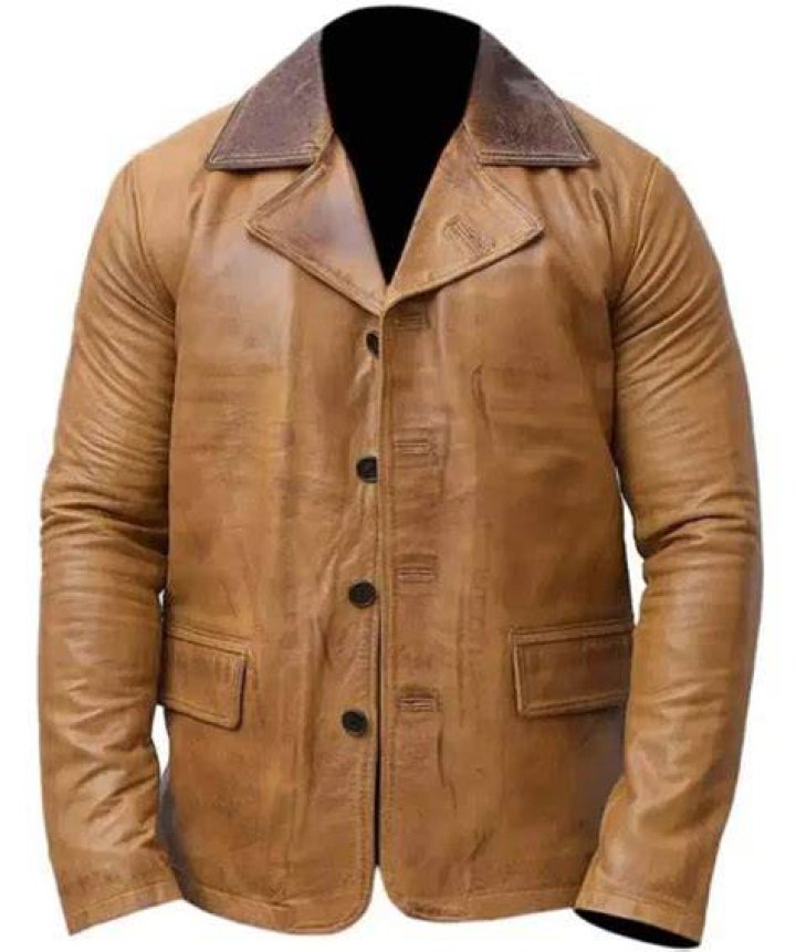 Jamie Dutton Brown Leather Vest Yellowstone Jacket