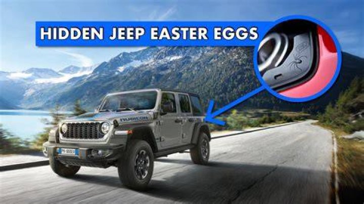 Jeep y sus Easter Eggs; as&iacute; son estos curiosos detalles ocultos en las