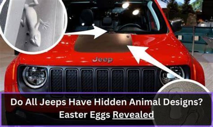 Jeeps Have 'Easter Eggs' Hidden on the Vehicle and People are Sharing