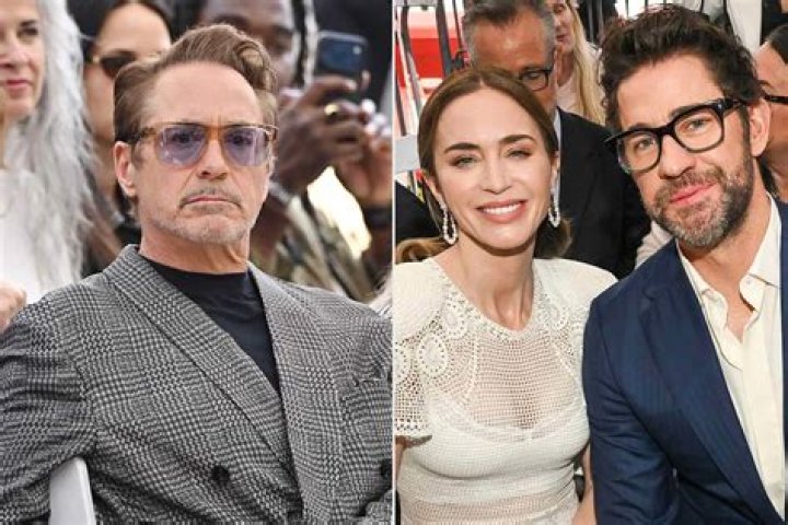 John Krazinski and Emily Blunt with their daughter Hazel John