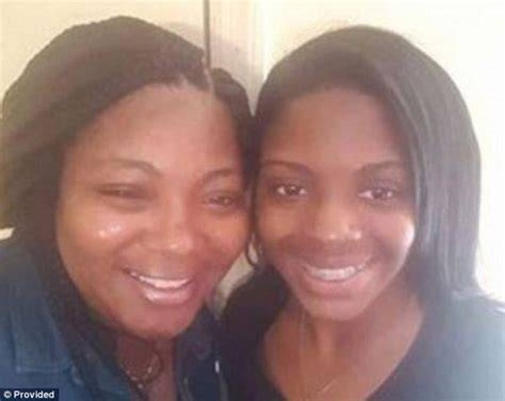 Kamiyah, pictured above with her birth mother Shanara Mobley on Saturday, was snatched from her mom's arms in a Florida hospital in July 1998 when she was a newborn