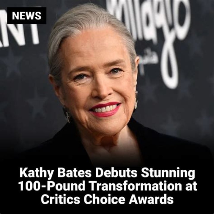 Kathy Bates debuts new slimmeddown look after 60 pound weight loss