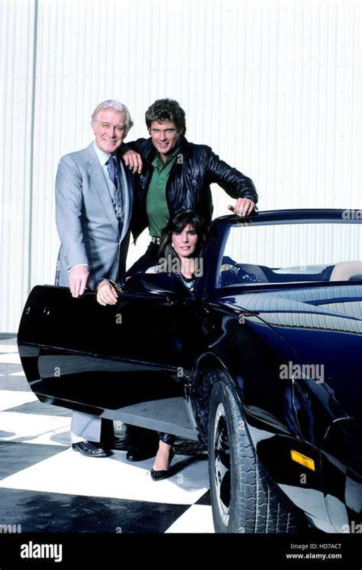KNIGHT RIDER Edward Mulhare, David Hasselhoff Knight Rider Fotograf&iacute;a