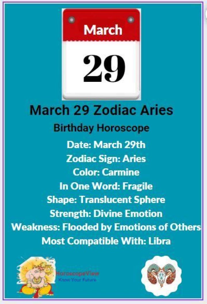 march 29 birthday