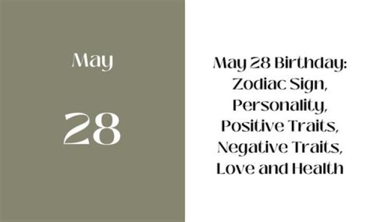 may 28 birthday