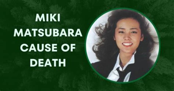 Miki Matsubara Death Cause And Obituary Has Reason Behind Her Demise