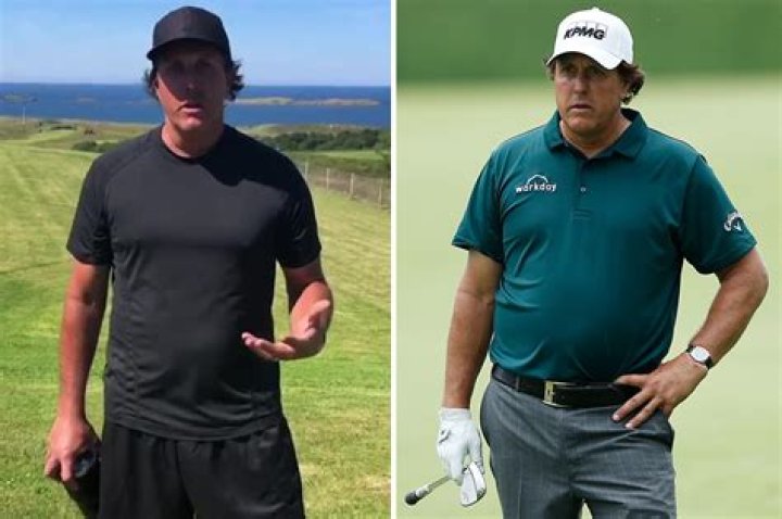 Phil Mickelson reveals drastic weight loss after shedding over a stone