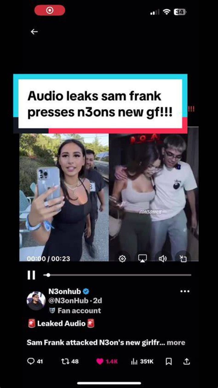 Sam Frank Leaked Video and Viral On Twitter Check Trending Images Jack
