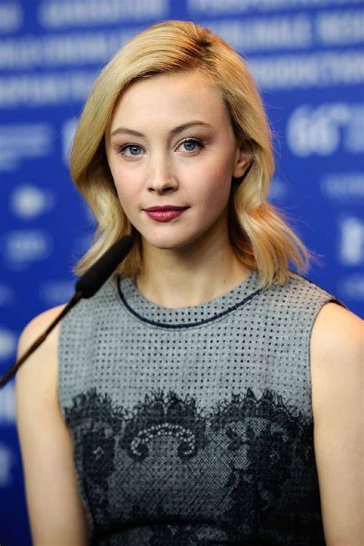 SARAH GADON at Indignation Press Conference at 66th Berlinale