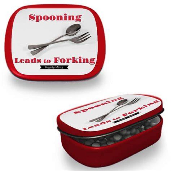 Spooning Leads To Forking Personalised Custom Hand Stamped Etsy