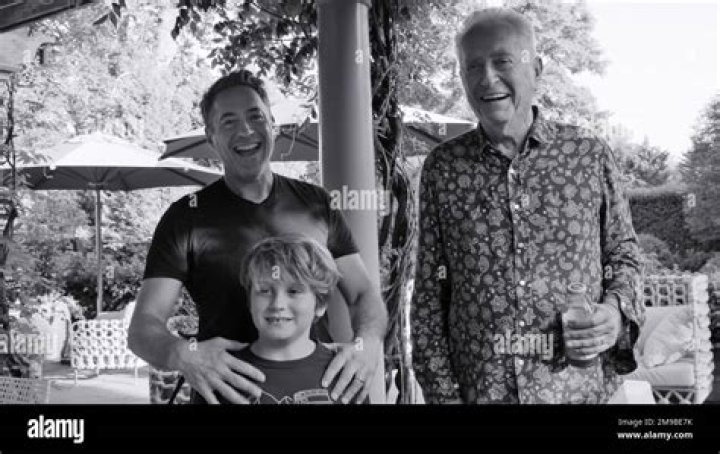 SR., from left Robert Downey Sr., Rosemary Rogers, Robert Downey Jr