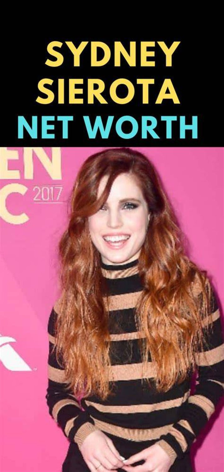 sydney sierota net worth