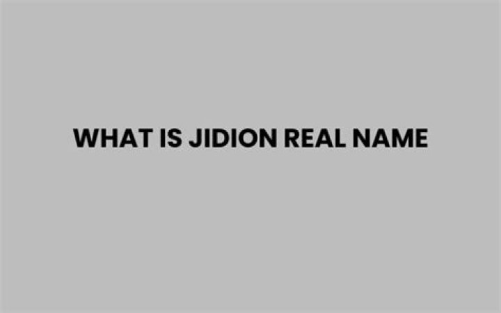 What is Jidion real name? Age, bio, height, net worth, personal life