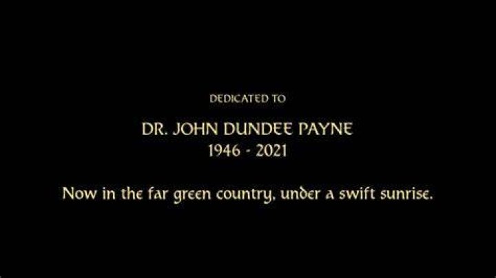 Who was Dr John Dundee Payne? Explanation of the dedication of the
