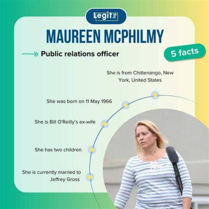 Why did Maureen Mcphilmy divorce her first husband, Bill O&rsquo;Reilly