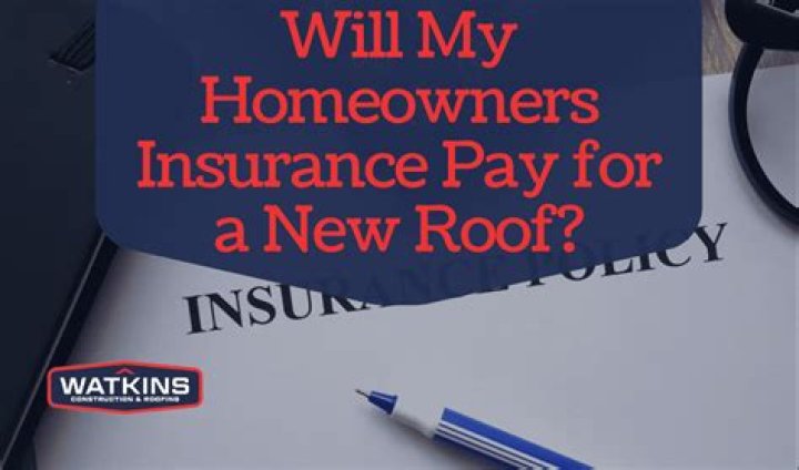 Will Insurance Pay For Roof Replacement