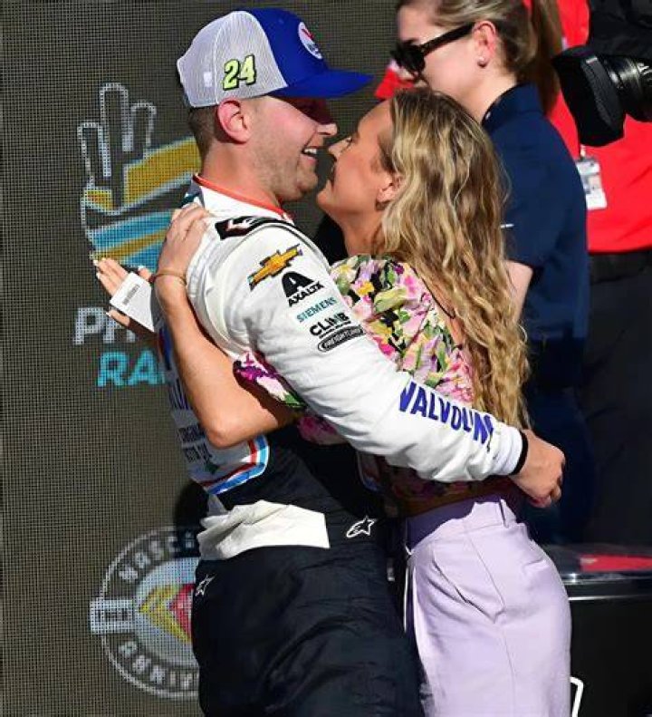 William Byron and girlfriend Erin Blaney